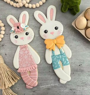 Easter Bunny doll cookies