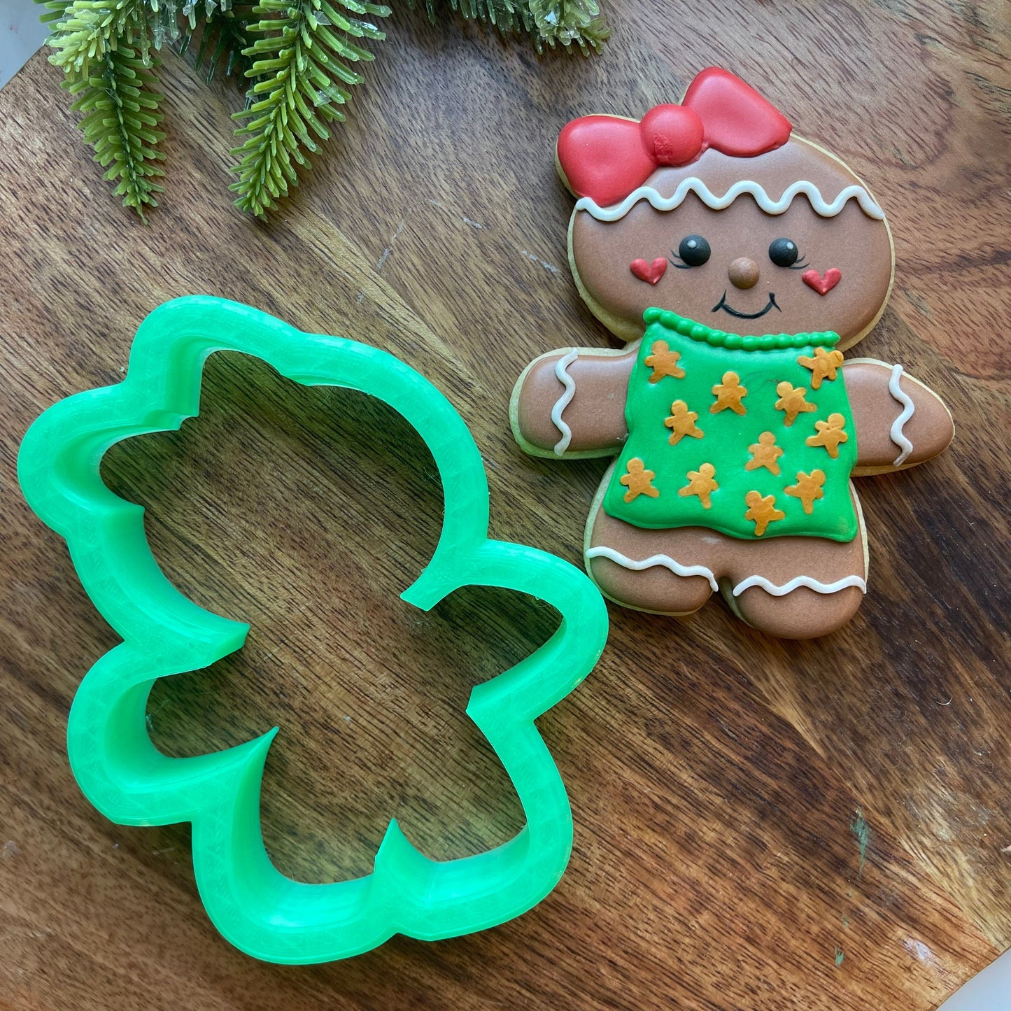 Ginger woman cookie cutter
