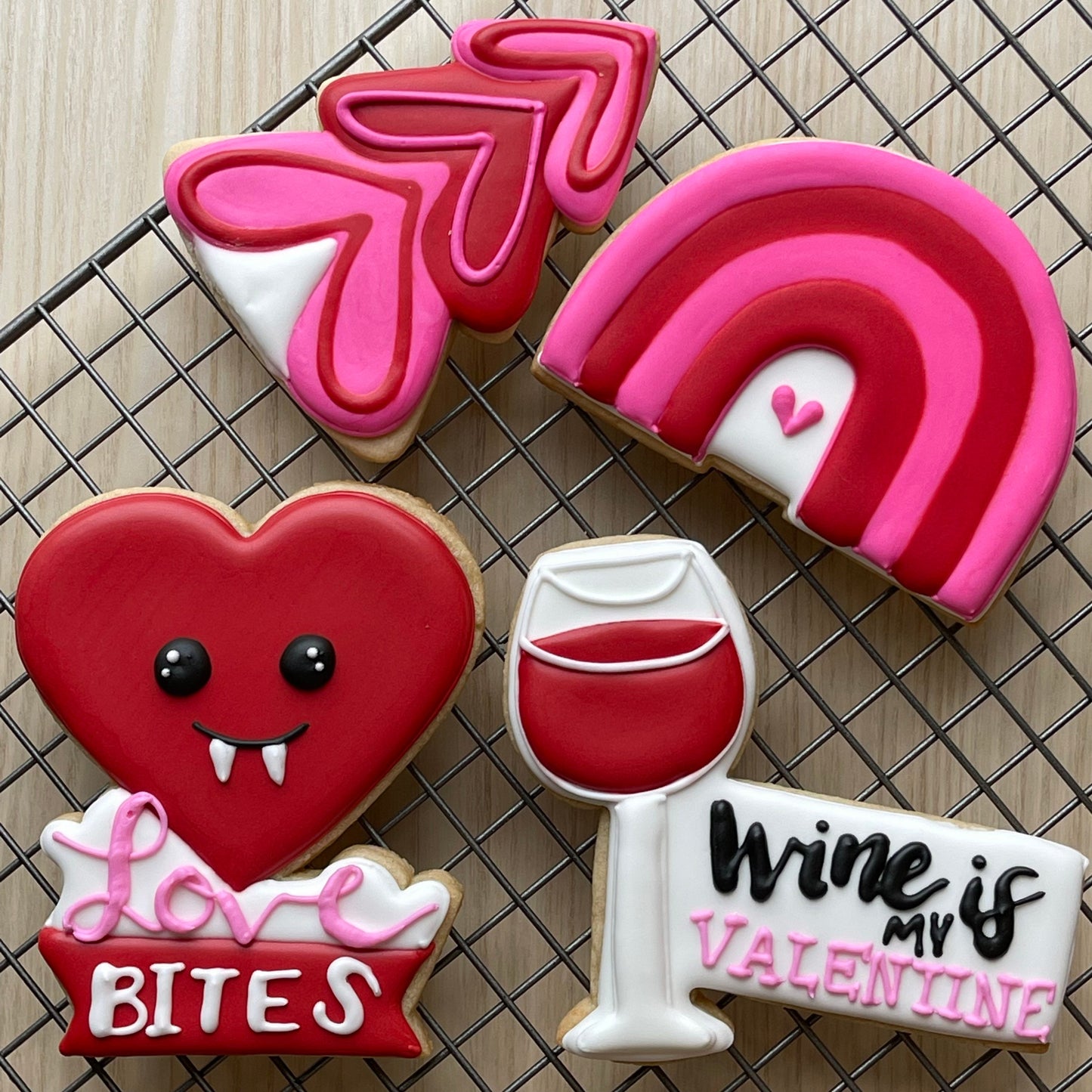 Love bites Valentine cookie cutter