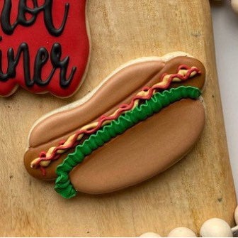 Hotdog cookie cutter