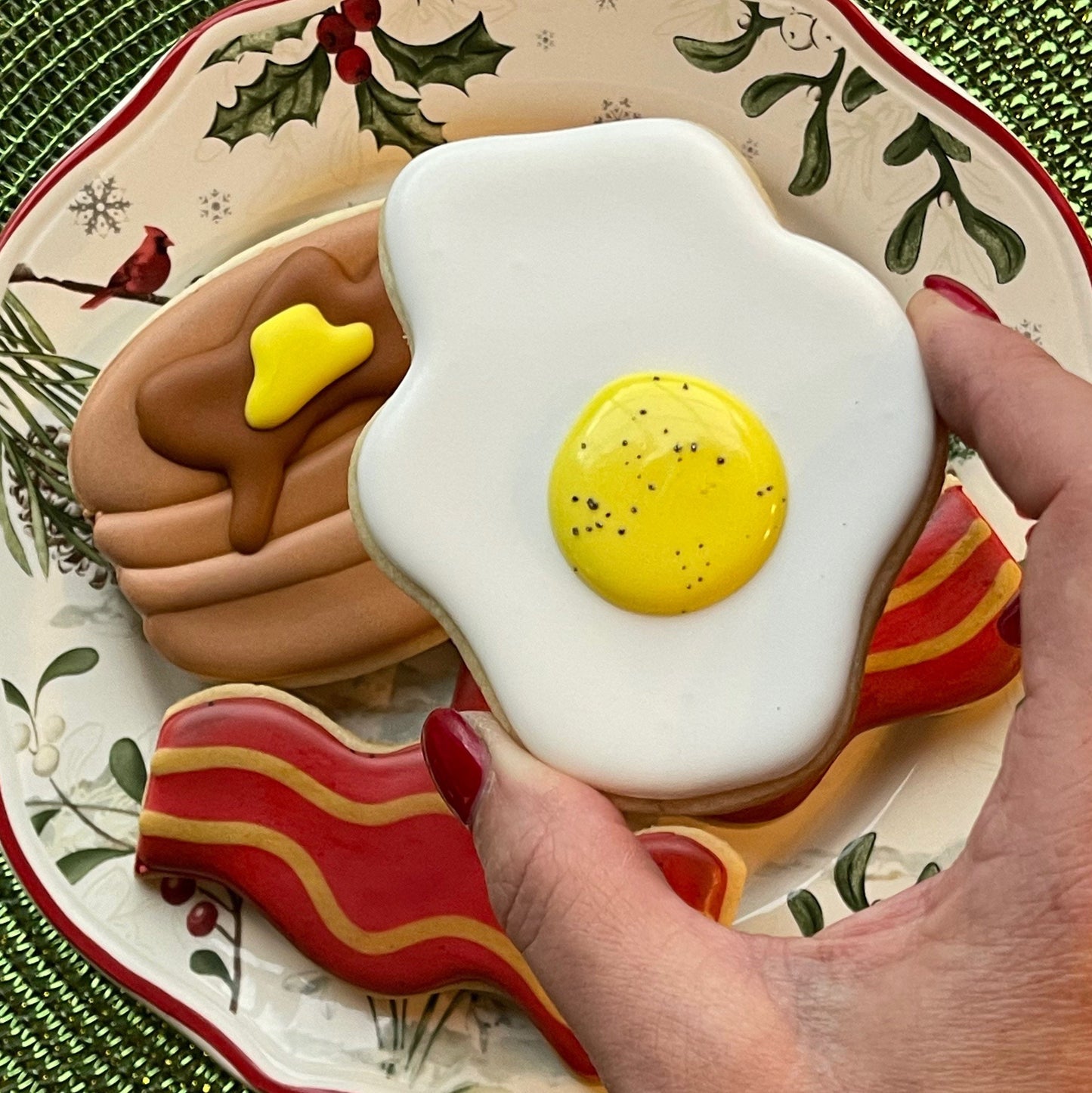 Fried egg cookie cutter