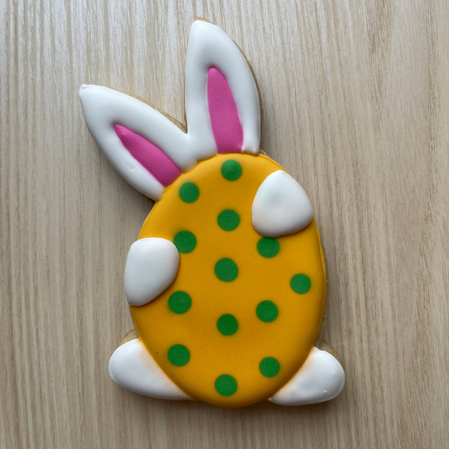 Easter bunny with Easter egg cookie cutter
