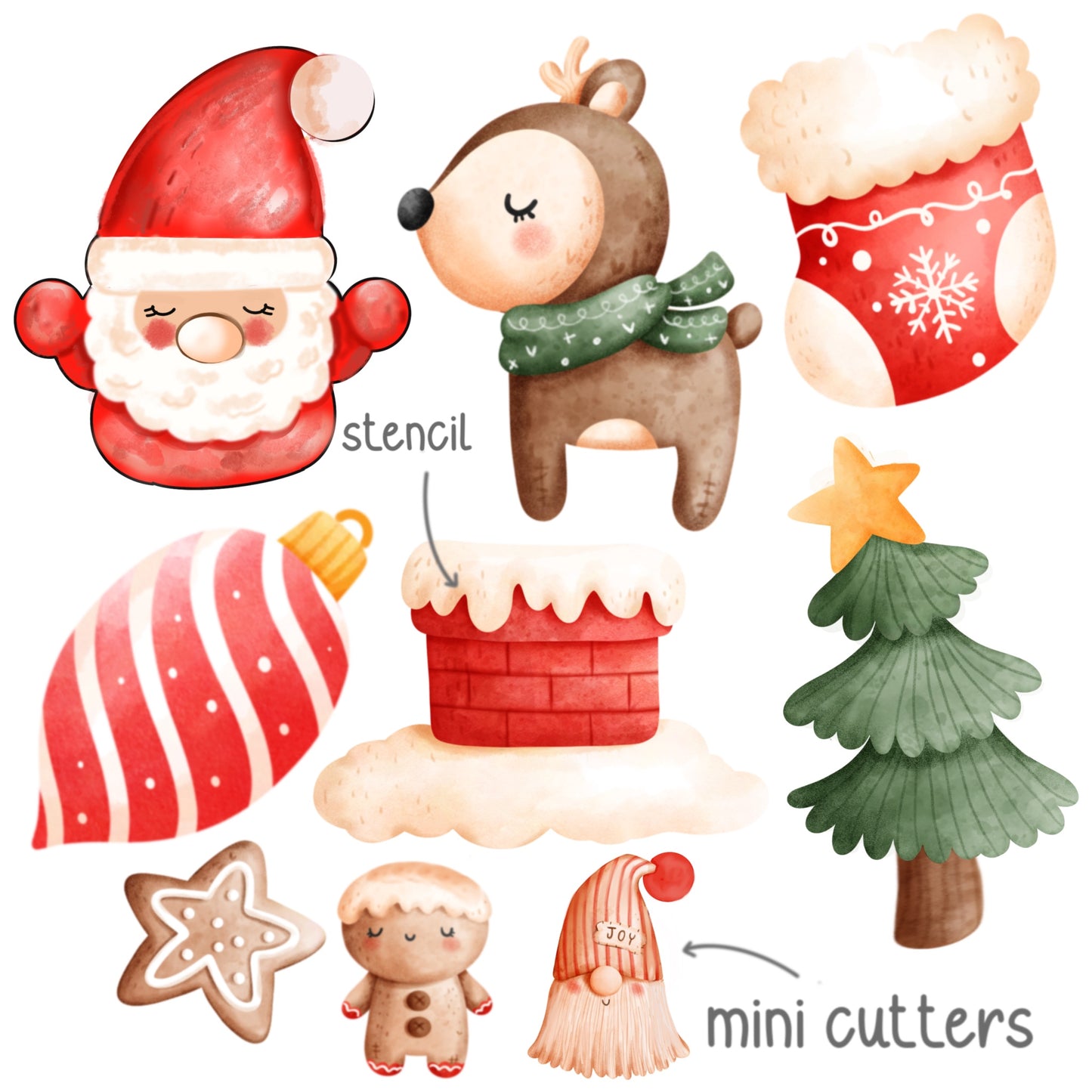 Christmas Cookie Class in a box STL FILES FOR YOU TO PRINT