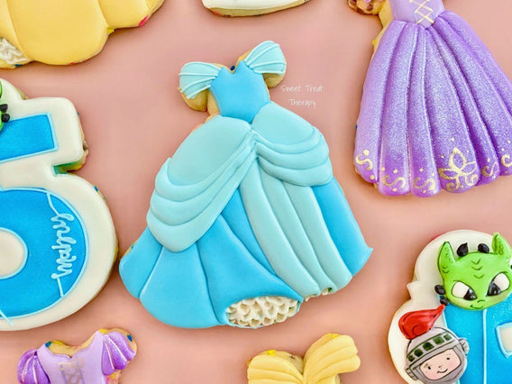 Princess dress cookie cutter