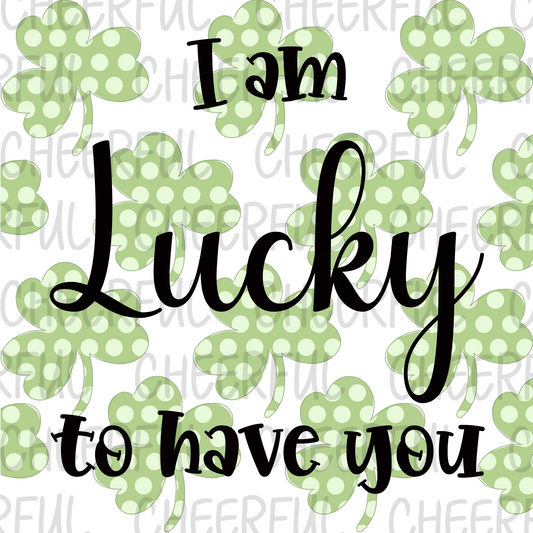 St. Patrick’s Day lucky gift tag for decorated cookies Digital Download