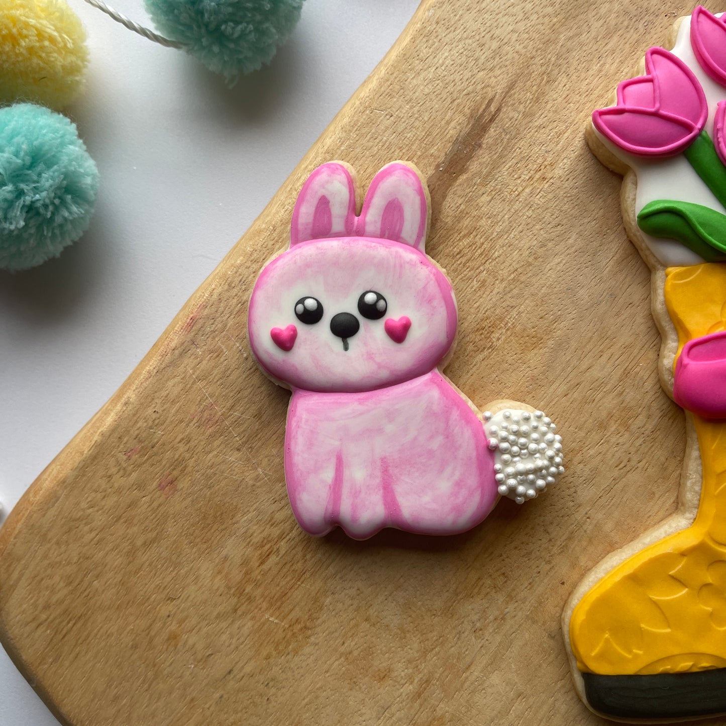 Easter Bunny Decorated Sugar Cookie Cookie Cutter 