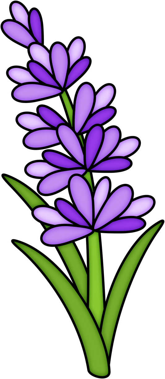 Lavender sprig Easter Spring cutter