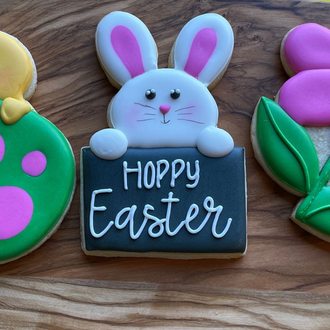 Easter Bunny Personalized Plaque cookie cutter